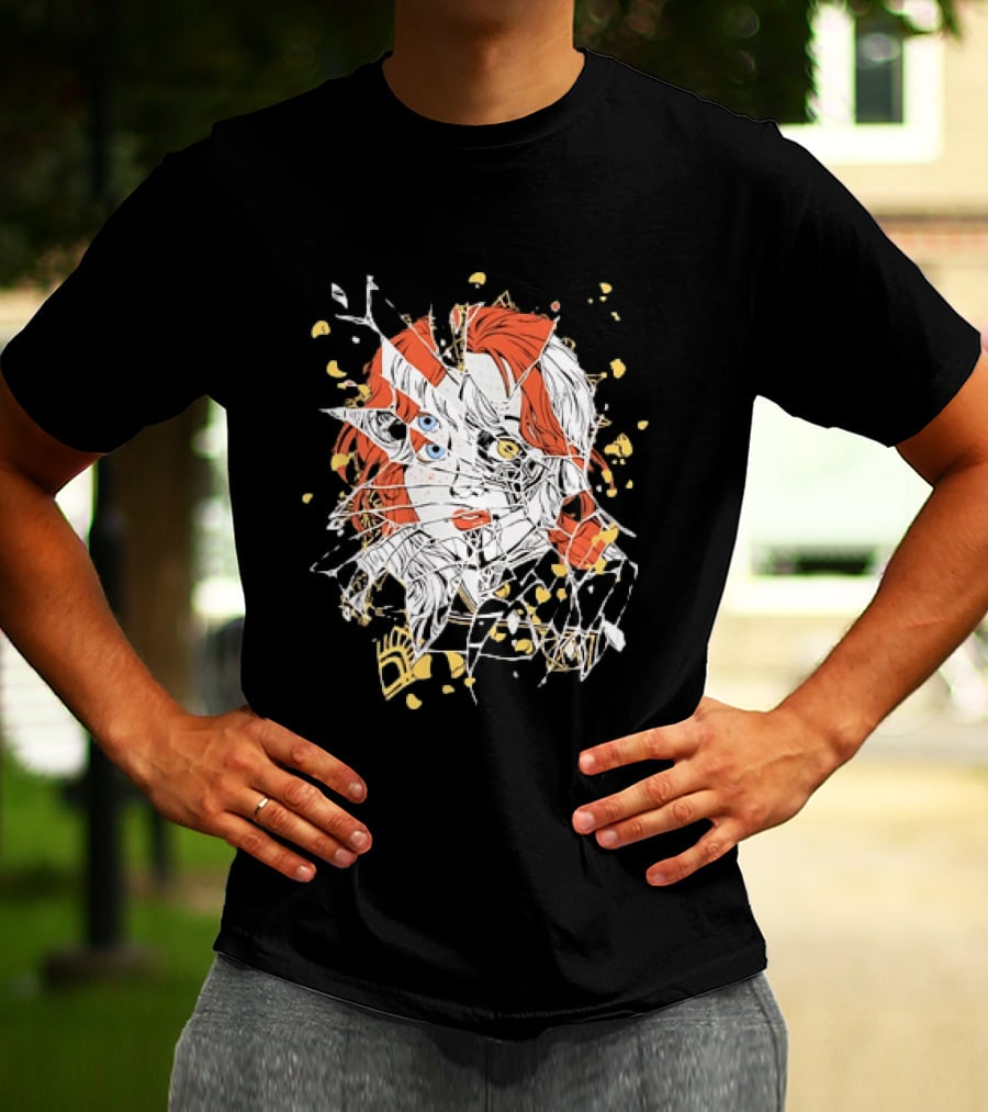 Chucky Shattered Glass Child's Play Horror T-Shirt