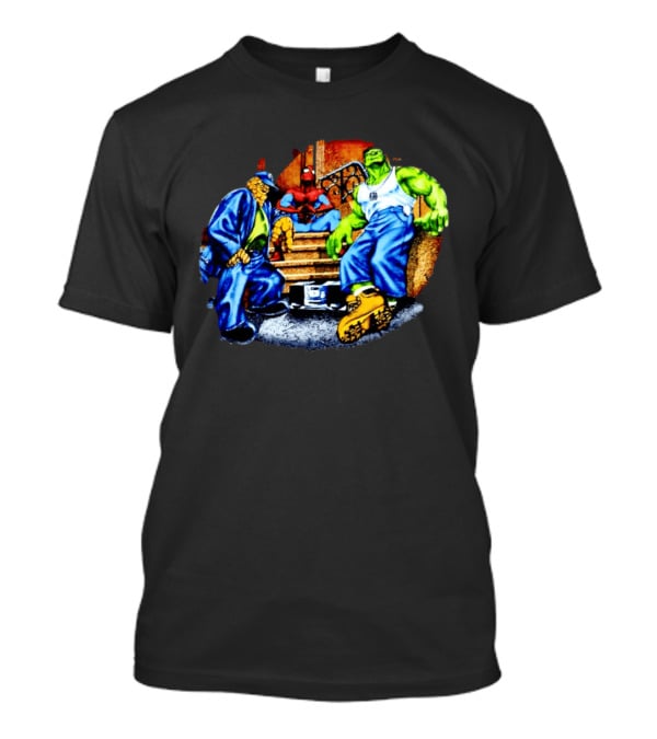 Marvel The Thing Spider Man Hulk Hip Hop T-Shirt