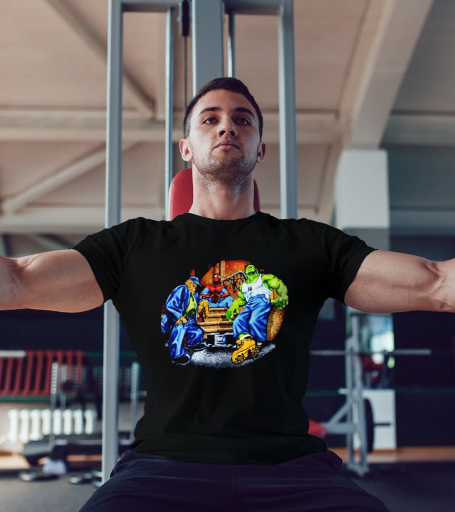 Marvel The Thing Spider Man Hulk Hip Hop T-Shirt