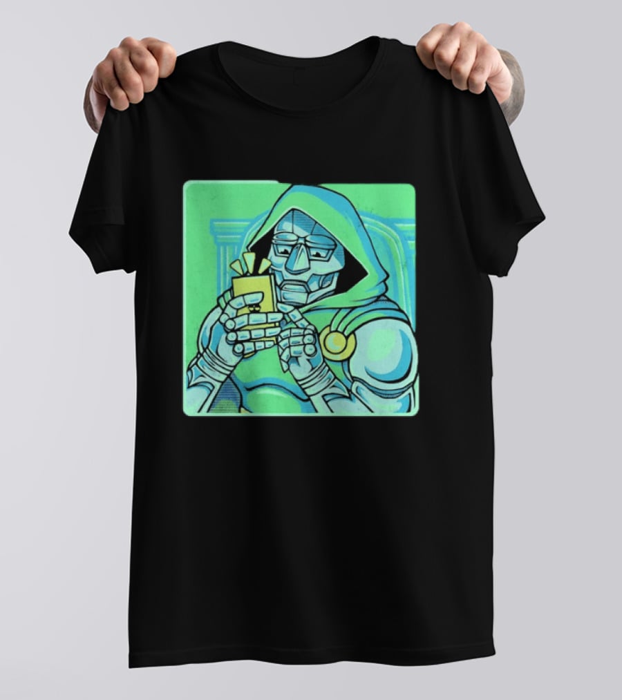Doctor Doom Marvel Villain Doom Scroll Of Doom T-Shirt