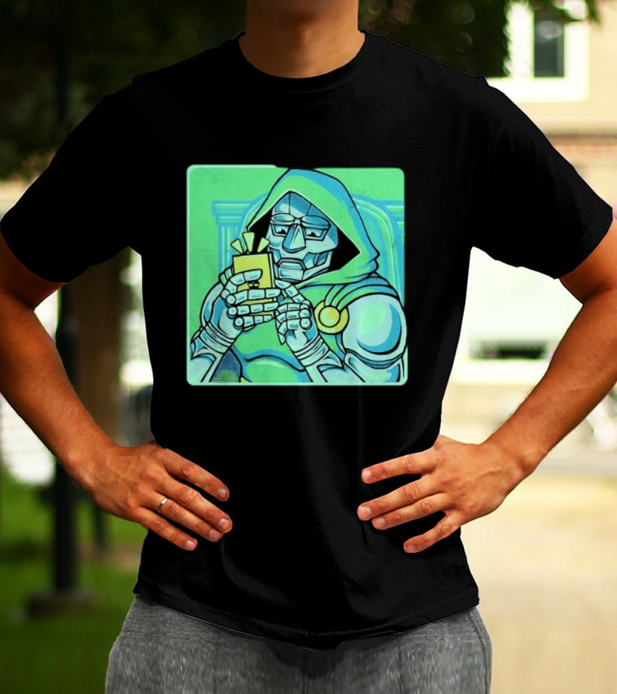 Doctor Doom Marvel Villain Doom Scroll Of Doom T-Shirt