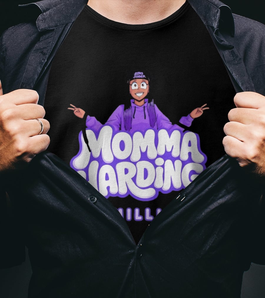 Momma Harding Stay Sober 1 Million Content Creator Celebration T-Shirt