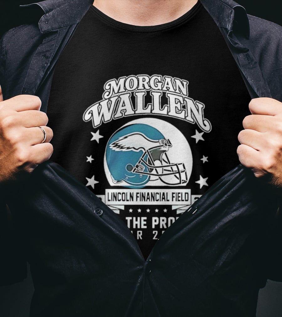 Morgan Wallen Still The Problem Tour 2026 Lincoln Financial Field Philadelphia Eagles T-Shirt