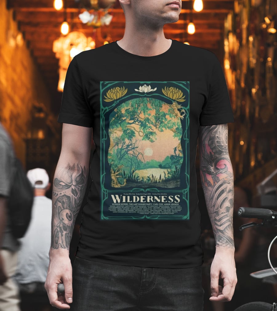 Wilderness Festival Aug 02 2026 Cornbury Park Oxfordshire Scissor Sisters The Last Dinner Party Carl Cox Annie Lennox T-Shirt