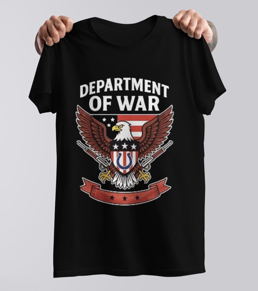 Department Of War Eagle Indianapolis Colts Stars And Stripes T-Shirt