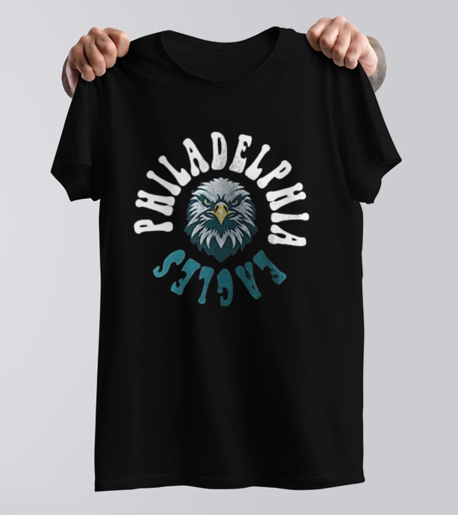 Philadelphia Eagles Yesterday Today Tomorrow Forever No Matter What Diamond Heart T-Shirt