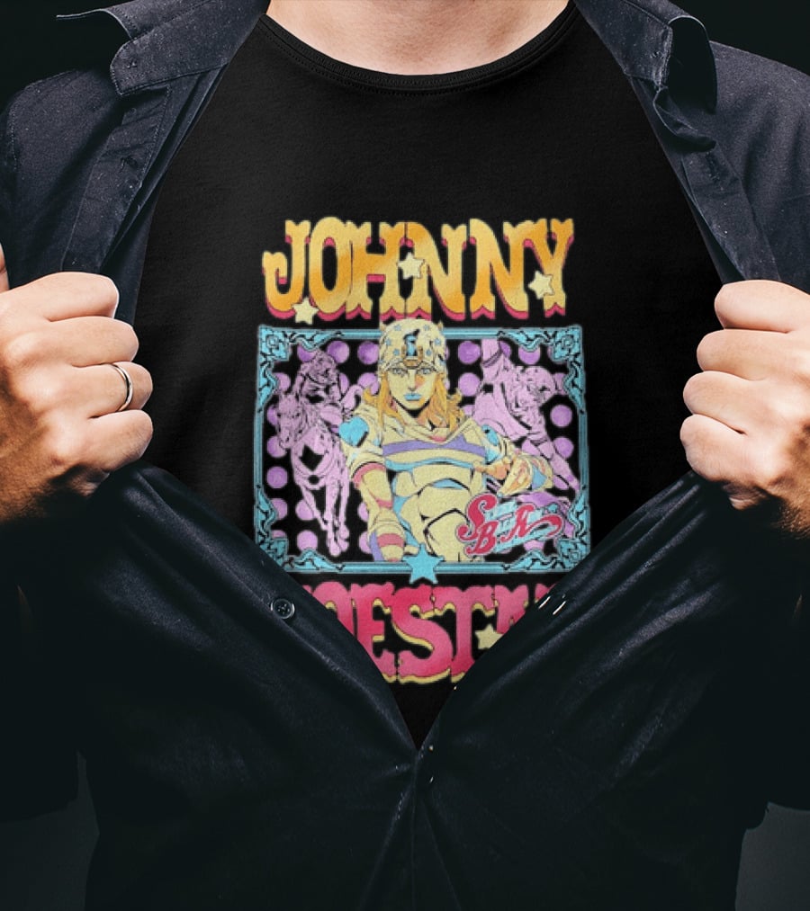 Johnny Joestar Steel Ball Run JoJo's Bizarre Adventure SBR Anime T-Shirt