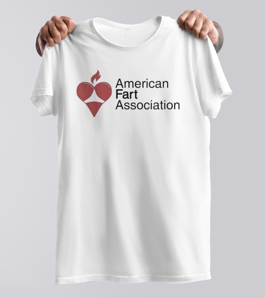 American Fart Association Heart Flame T-Shirt