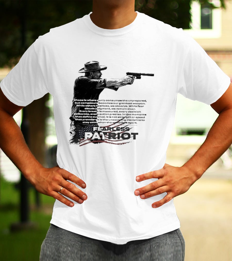 Jordan Salinas Fearless Patriot Hero T-Shirt
