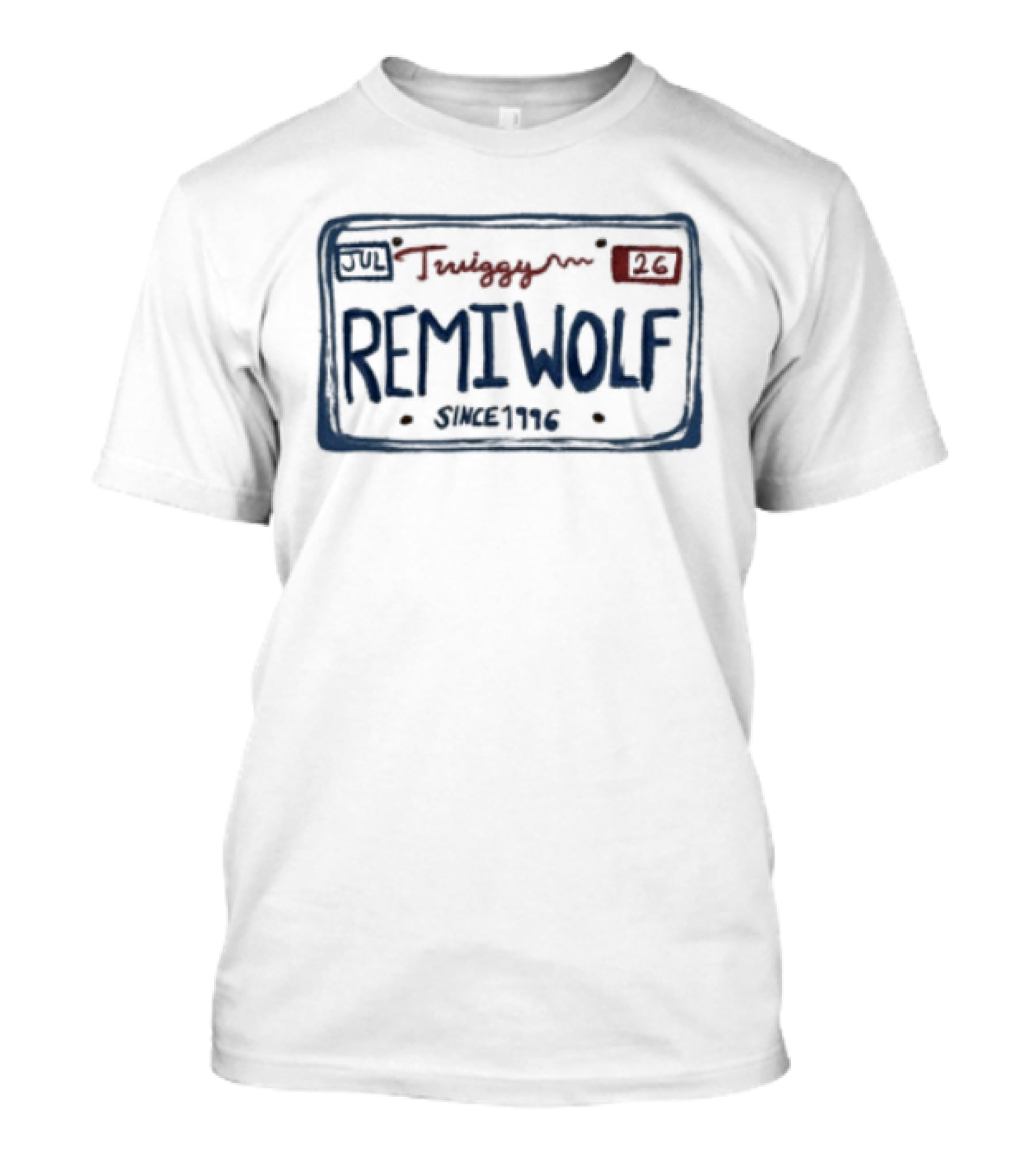 Remi Wolf Store License Plate December Twirl 227 California 2023 T-Shirt