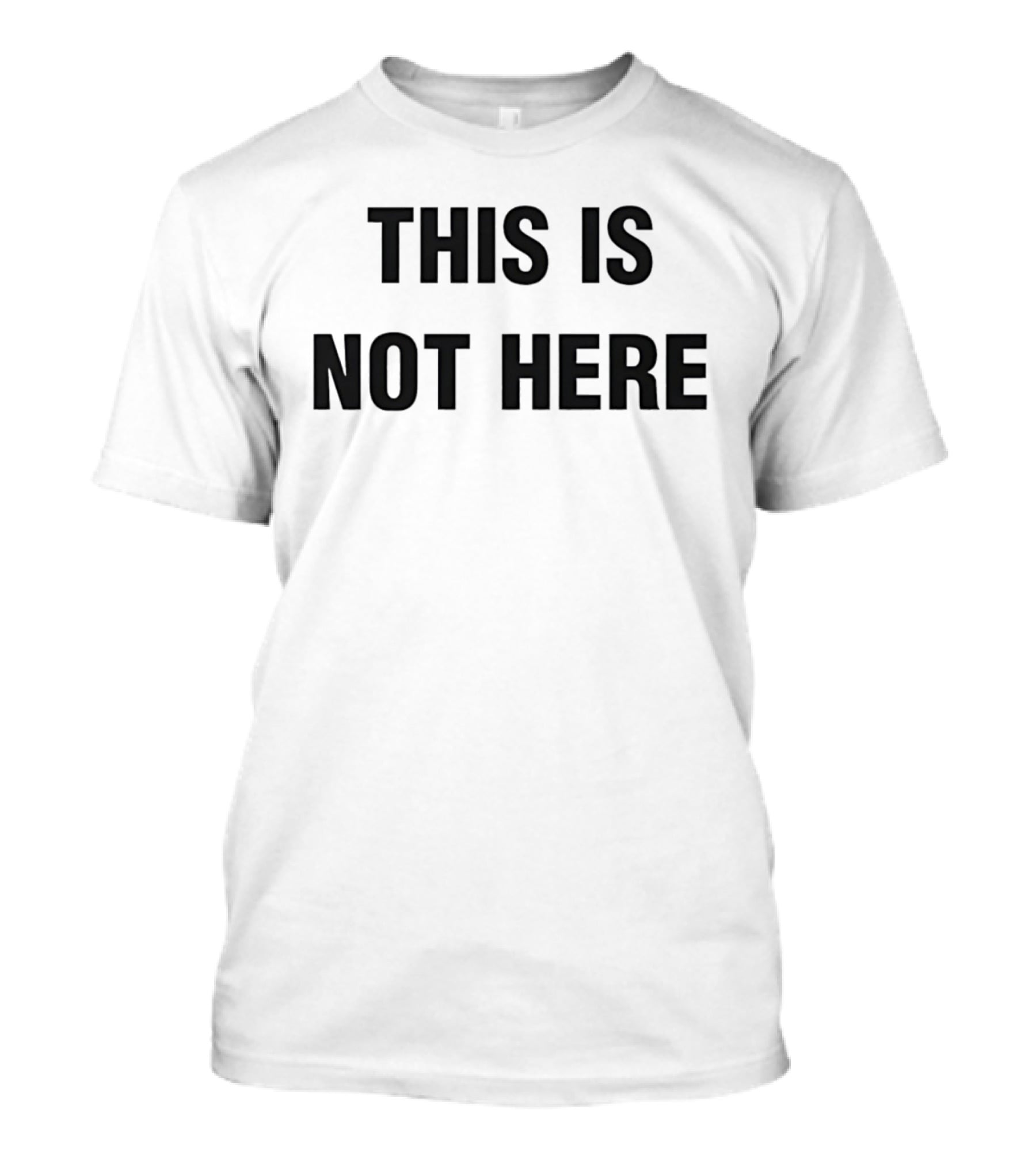 This Is Not Here Yoko Ono Conceptual T-Shirt