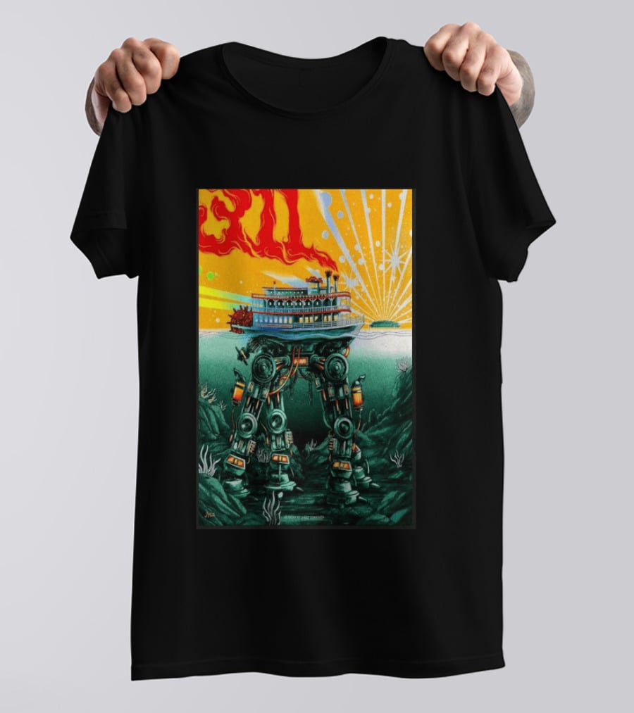 311 Kansas City MO 2026 Steamboat Robot T-Shirt