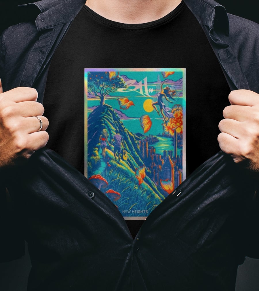 311 New Heights 2026 Fairy Cityscape Guitar Walk T-Shirt