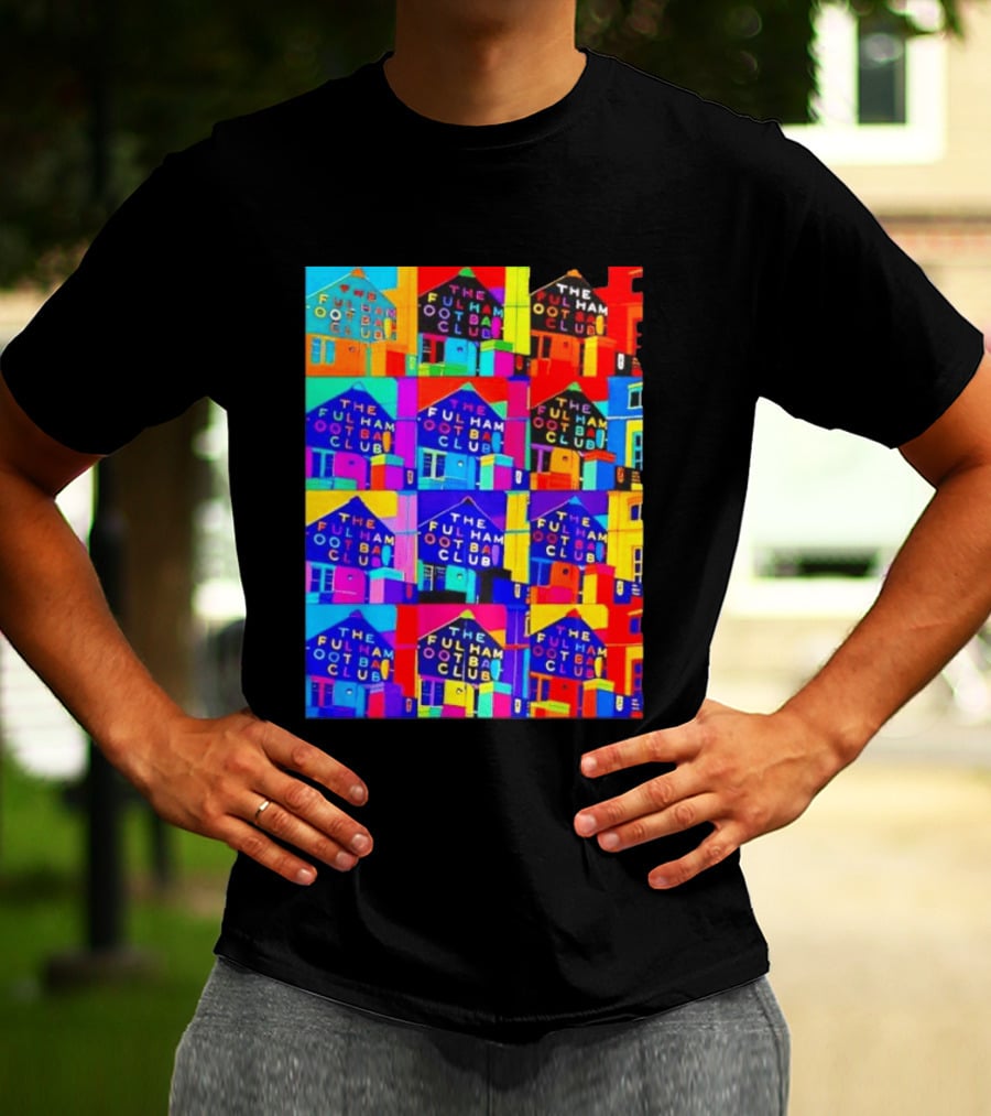 The Fulham Football Club Pop Art Craven Cottage T-Shirt