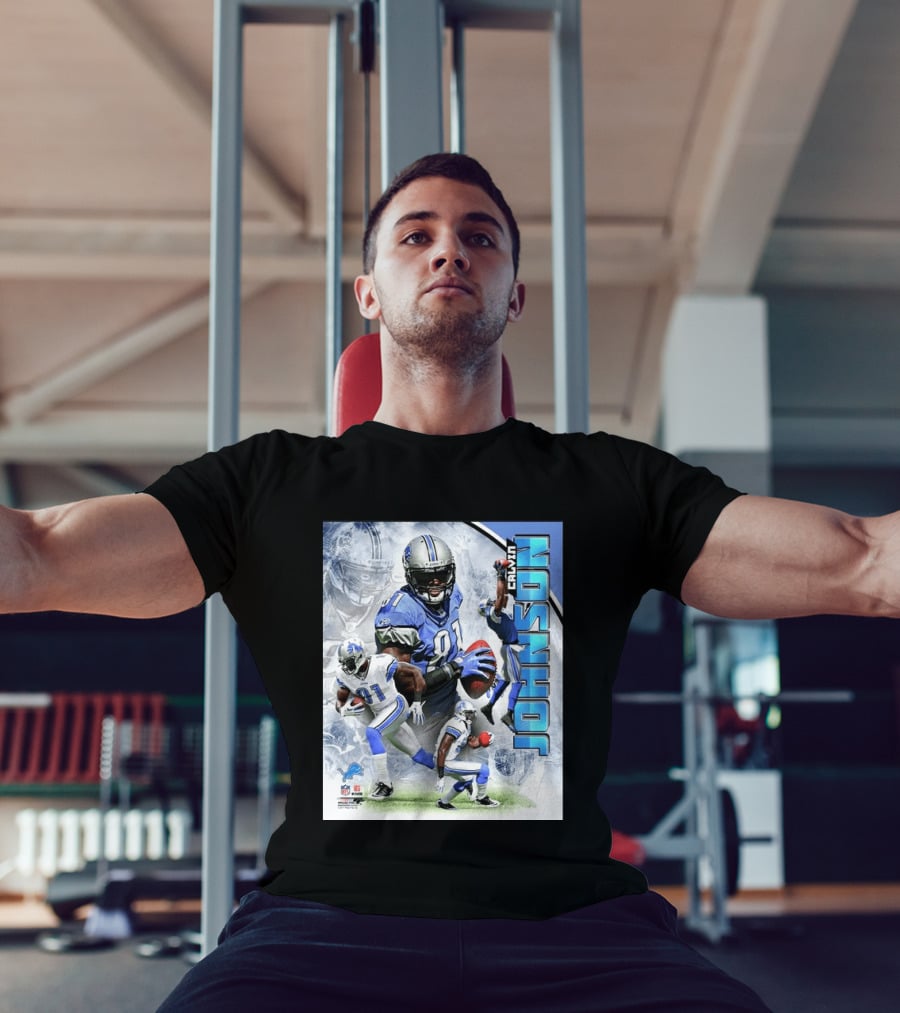 Calvin Johnson Detroit Lions NFL Football Superstar T-Shirt