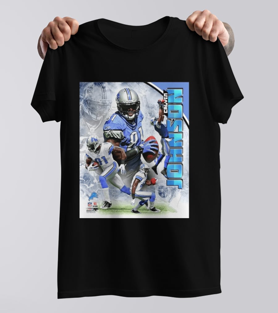 Calvin Johnson Detroit Lions NFL Football Superstar T-Shirt