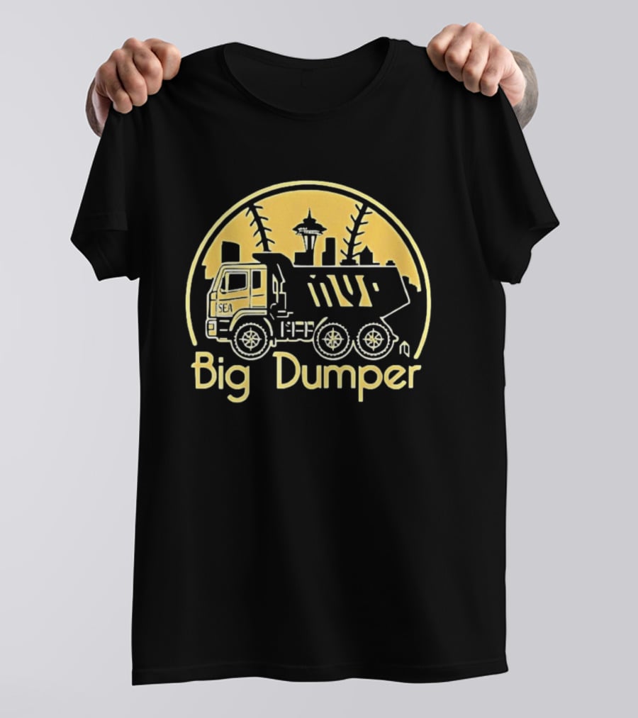 Big Dumper Cal Raleigh Seattle Skyline Truck Mvp T-Shirt