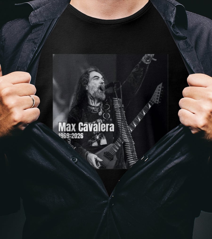 Max Cavalera 1969 2026 Heavy Metal Icon Performance T-Shirt