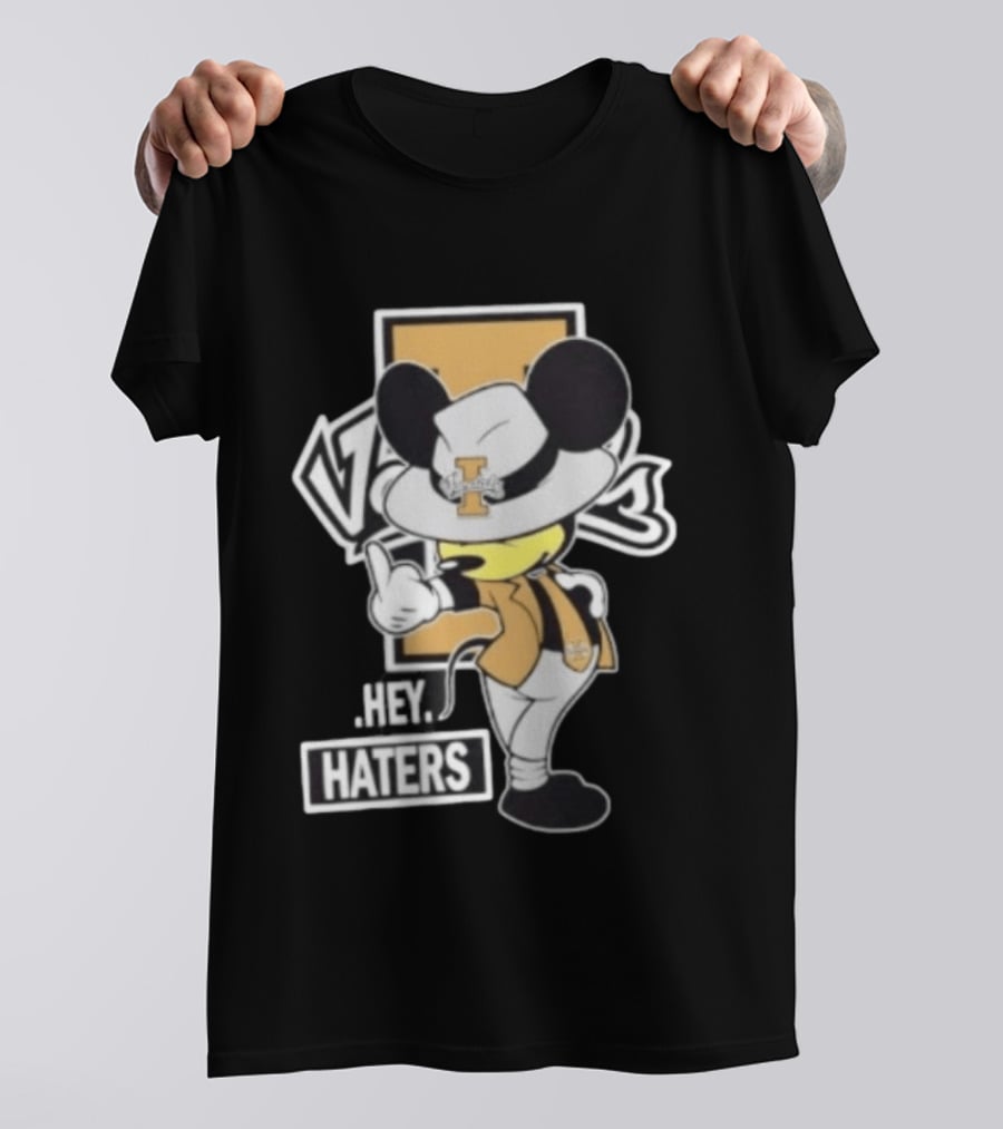 Idaho Vandals Football Mickey Hey Haters T-Shirt
