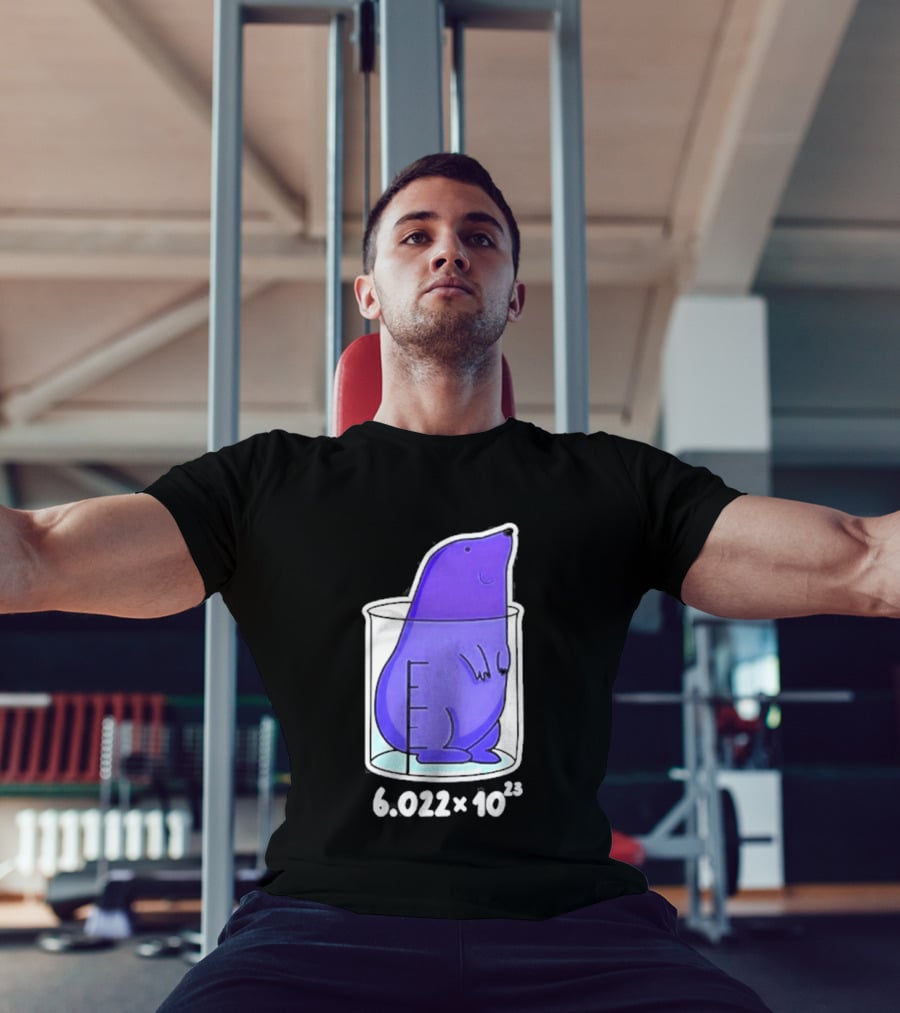 Mole 6.022 X 10²³ Avogadro Chemistry Beaker T-Shirt