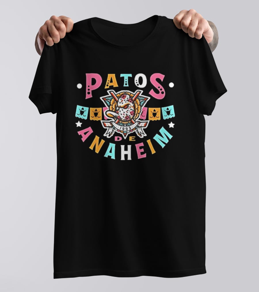Patos De Anaheim 1993 Hockey T-Shirt