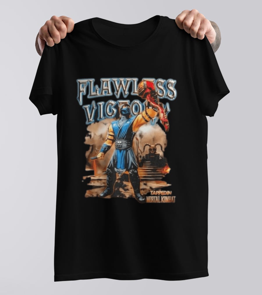 Flawless Victory Subzero Tappedin Mortal Kombat T-Shirt