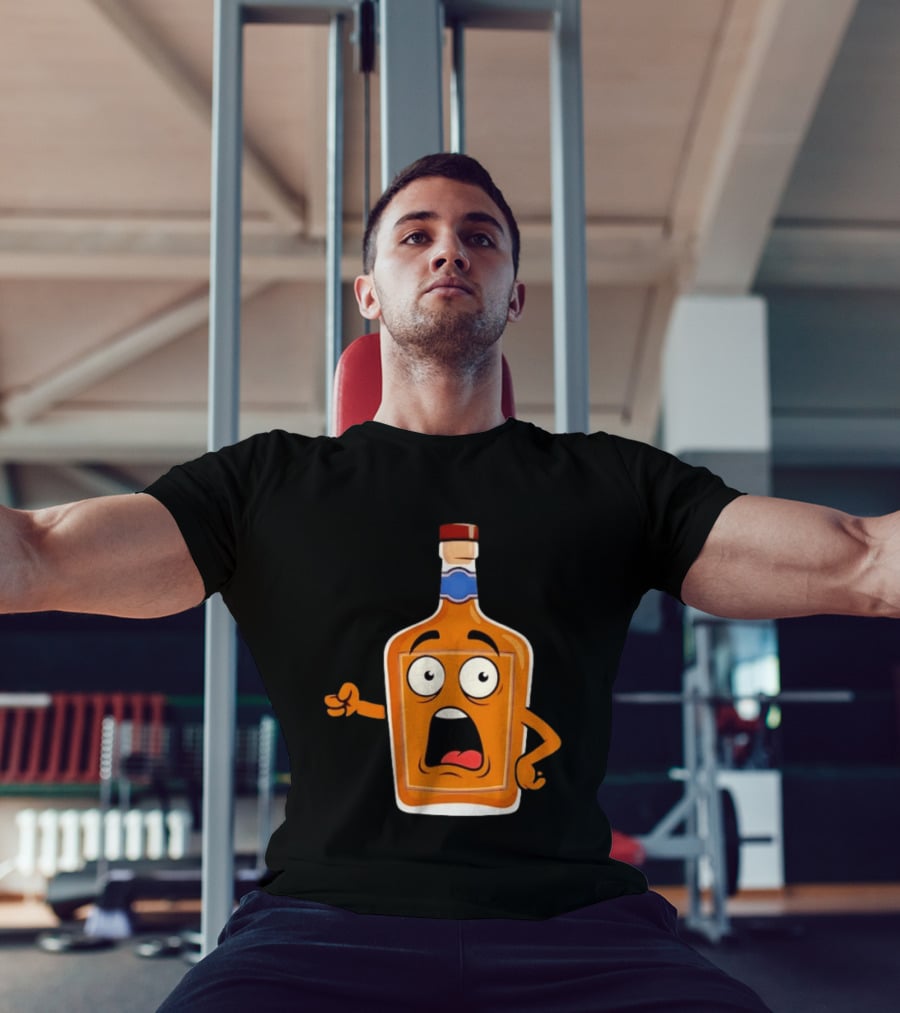 Tears Of The Left Whiskey Funny Cartoon Expression T-Shirt