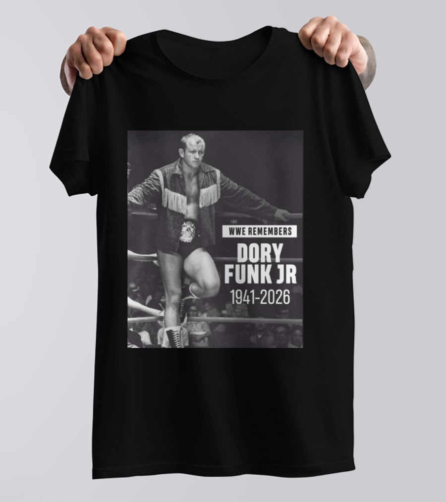 WWE Remembers Dory Funk Jr 1941 2026 T-Shirt
