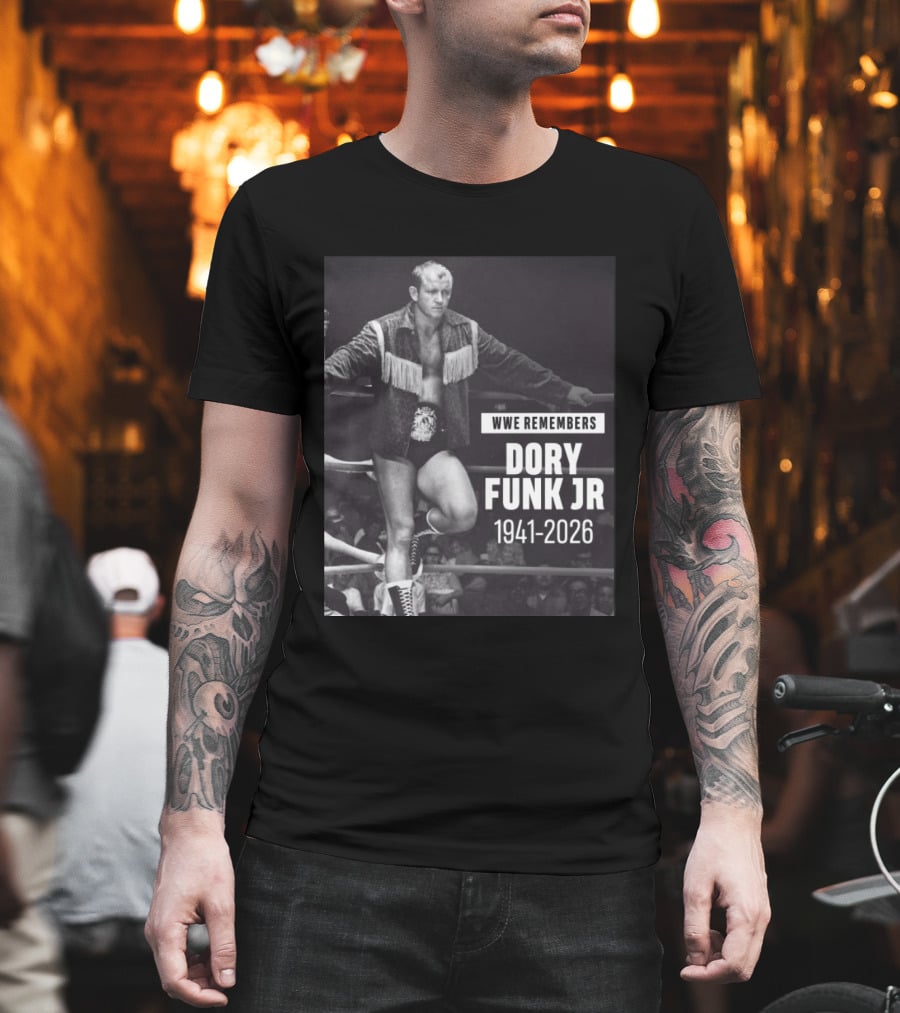 WWE Remembers Dory Funk Jr 1941 2026 T-Shirt