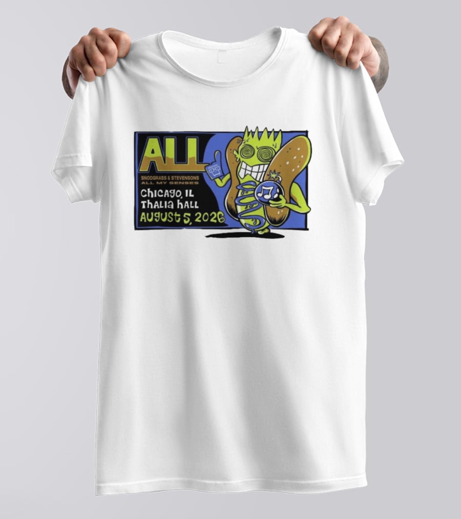 ALL Snodgrass Stevensons Chicago Thalia Hall August 5 2026 T-Shirt