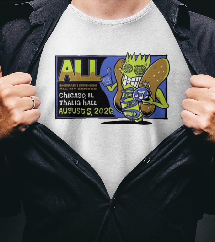 ALL Snodgrass Stevensons Chicago Thalia Hall August 5 2026 T-Shirt