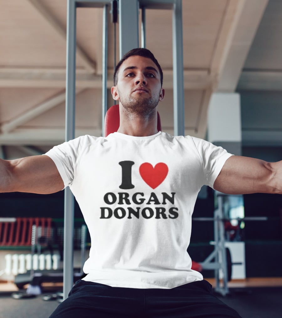 Buffalo Sabres I Love Organ Donors White T-Shirt