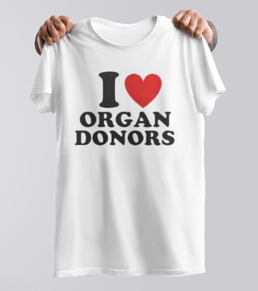 Buffalo Sabres I Love Organ Donors White T-Shirt