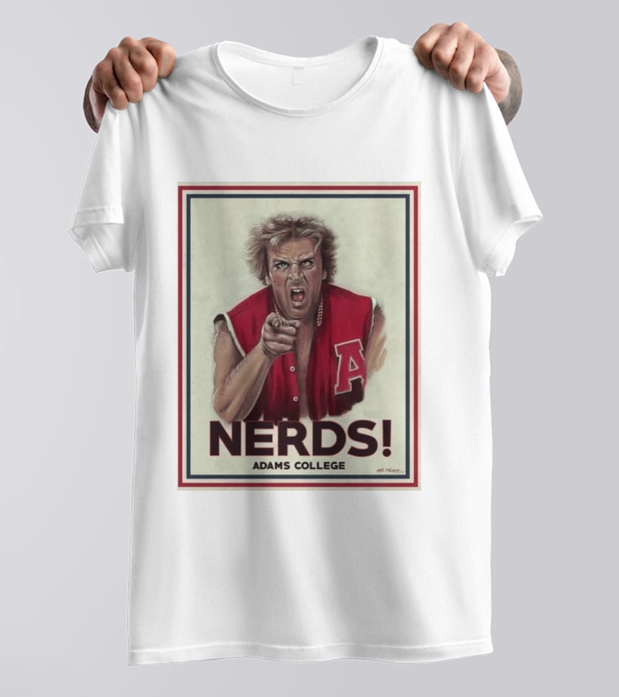 Adams College Nerds Remembering Donald Gibb 1954 2026 T-Shirt