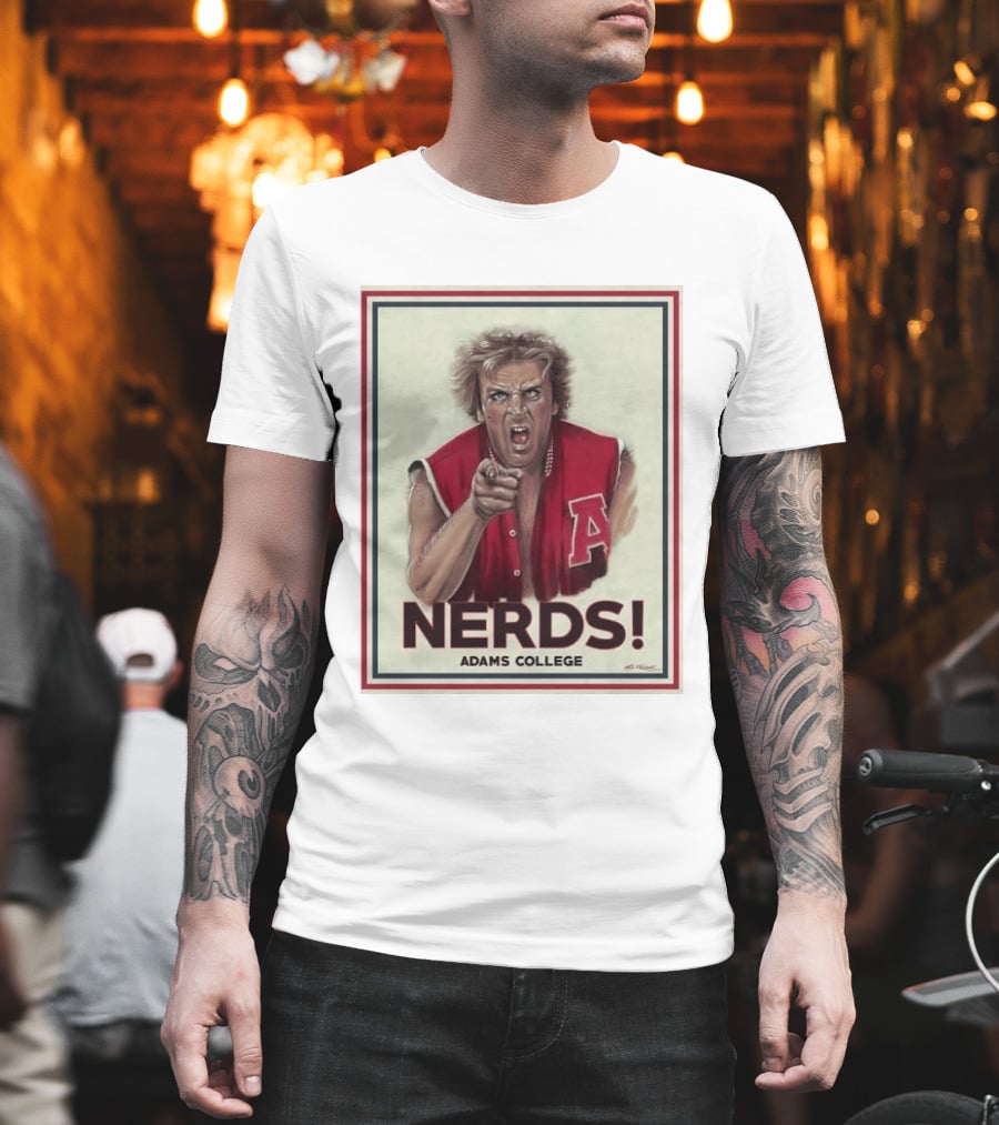 Adams College Nerds Remembering Donald Gibb 1954 2026 T-Shirt