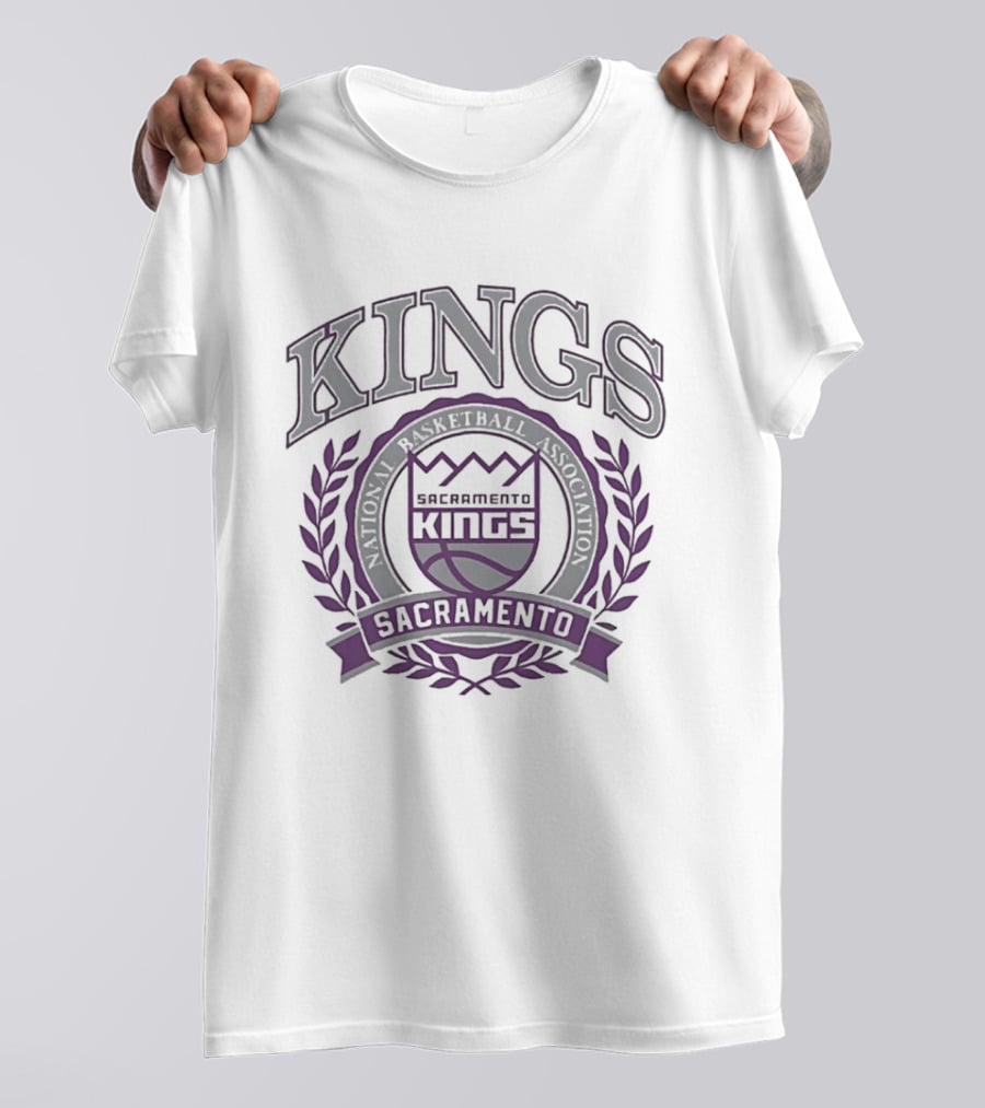Sacramento Kings NBA Classic Crest Authentic Vintage Team T-Shirt