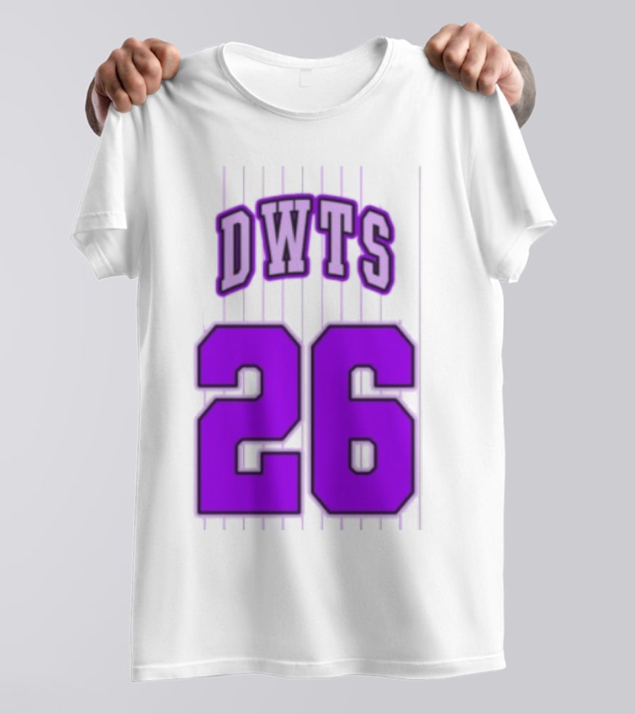 Dancing With The Stars DWTS Glitter Games 26 Jersey T-Shirt