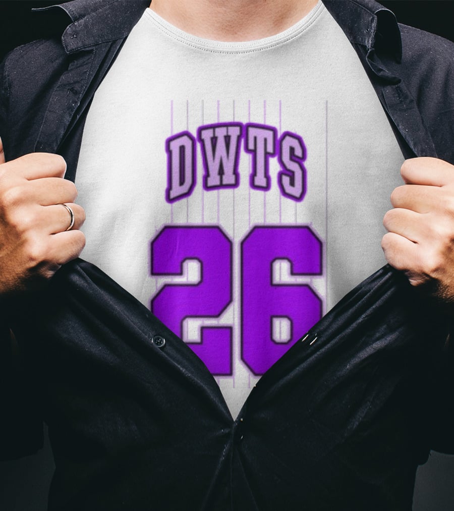 Dancing With The Stars DWTS Glitter Games 26 Jersey T-Shirt