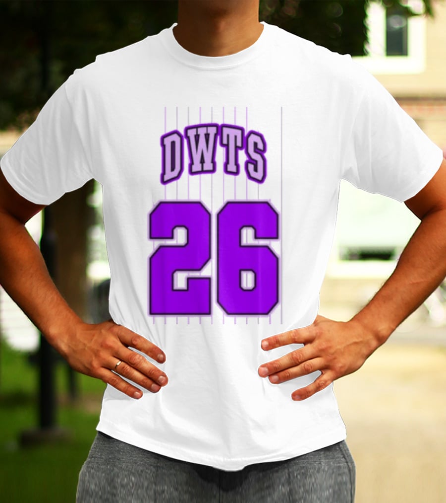 Dancing With The Stars DWTS Glitter Games 26 Jersey T-Shirt
