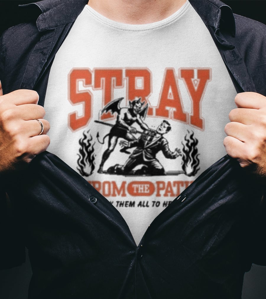 Stray From The Path Demon Figure Fuck Them All To Hell T-Shirt