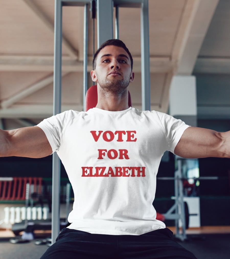 Vote For Elizabeth Bold Red T-Shirt