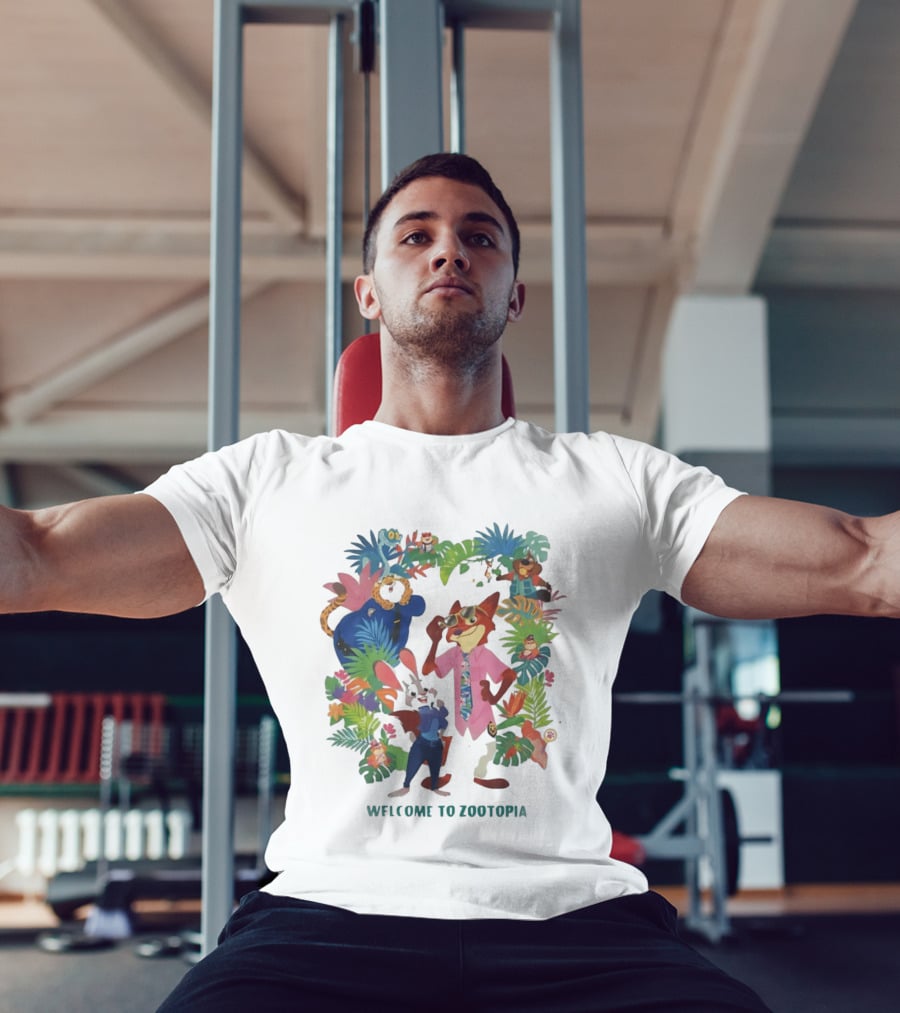 Welcome To Zootopia Enjoy Our Pawpsicle Jungle Adventure Characters T-Shirt