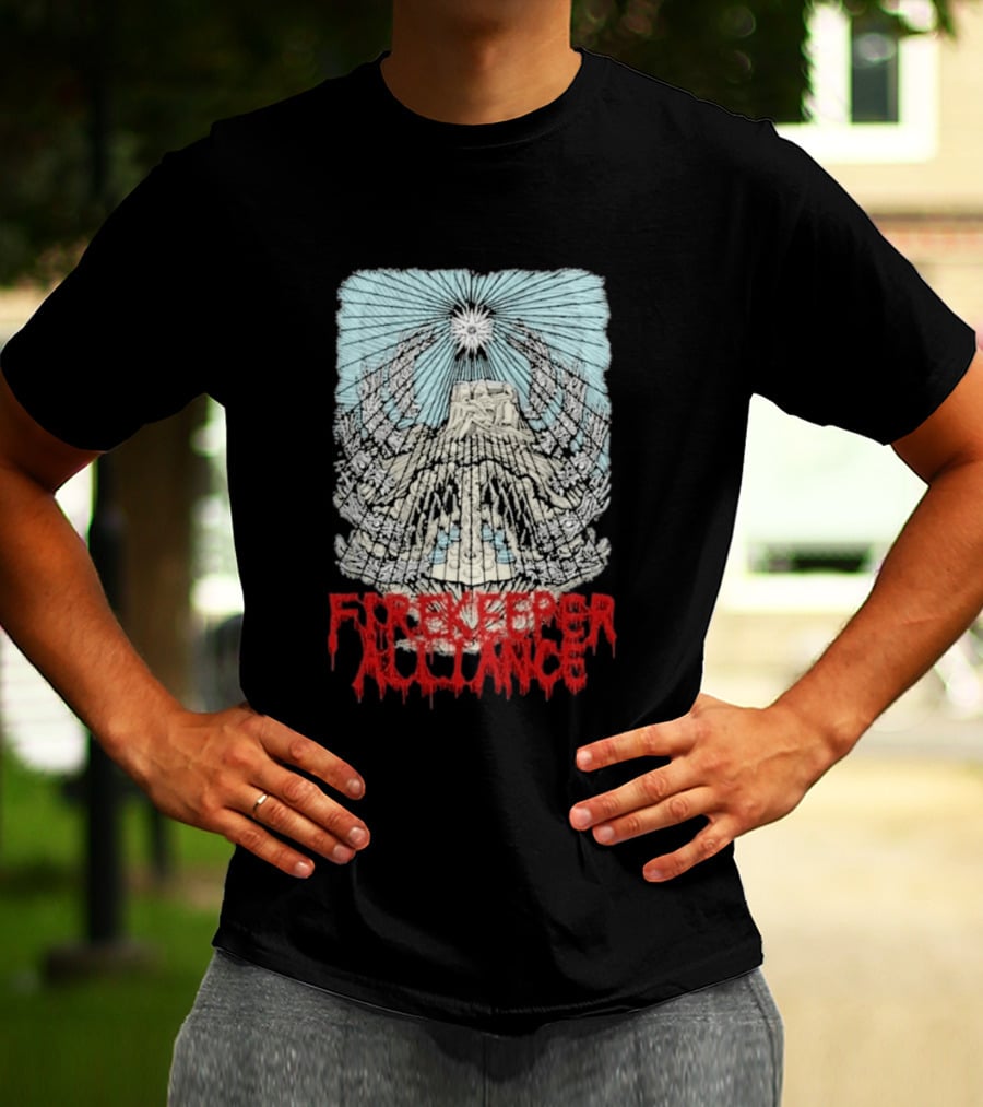 Fire Keeper Alliance Chief Mountain Thomas Hooper T-Shirt