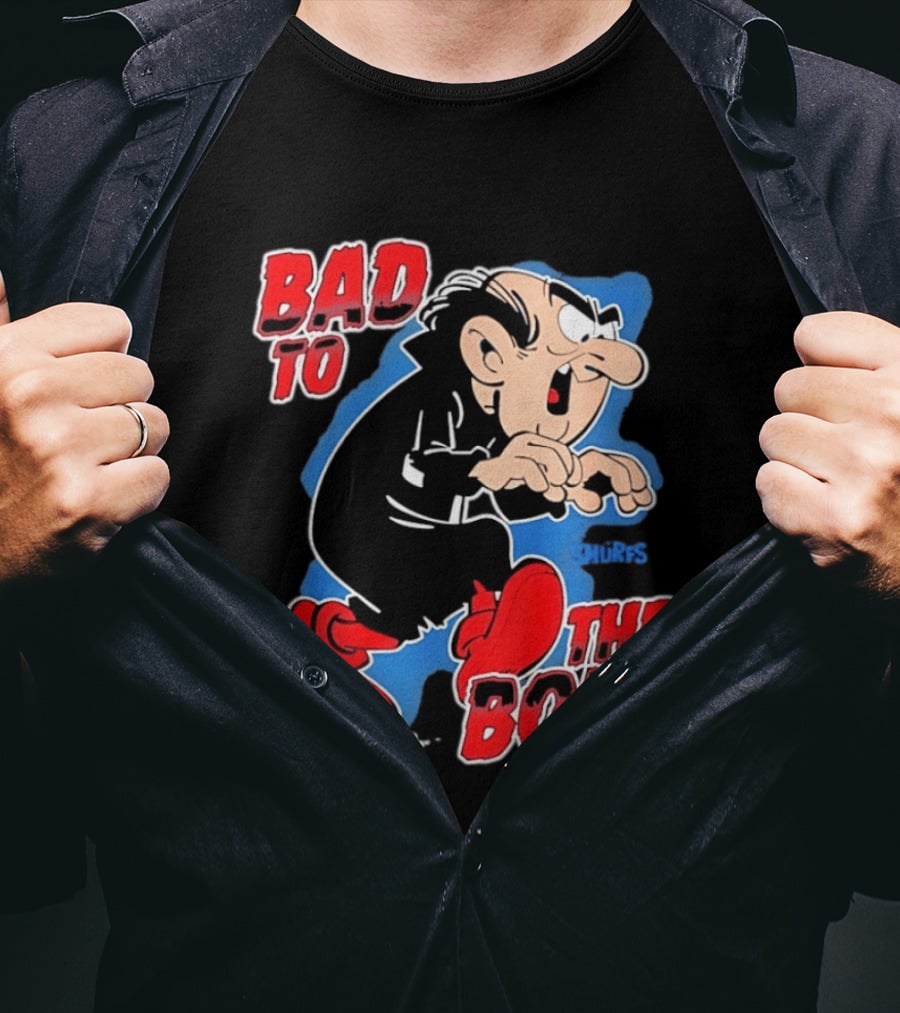 Gargamel Bad To The Bone Smurfs Cartoon Villain T-Shirt