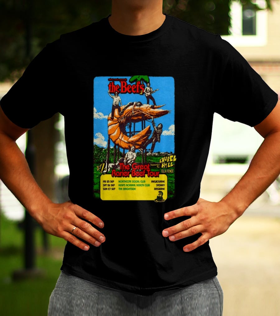 The Beefs 2026 The Great Rarier Beef Tour Melbourne Sydney Brisbane T-Shirt