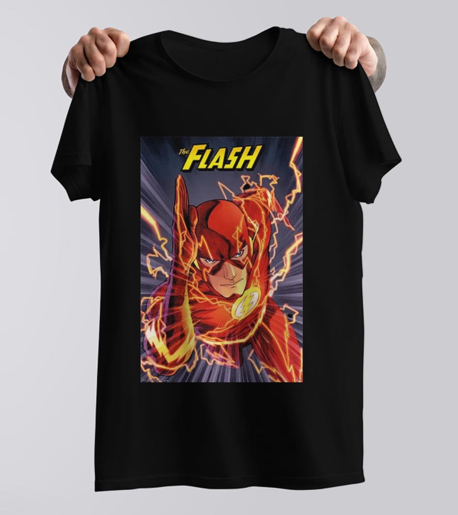 The Flash DC Comics Superhero Lightning Speedburst T-Shirt