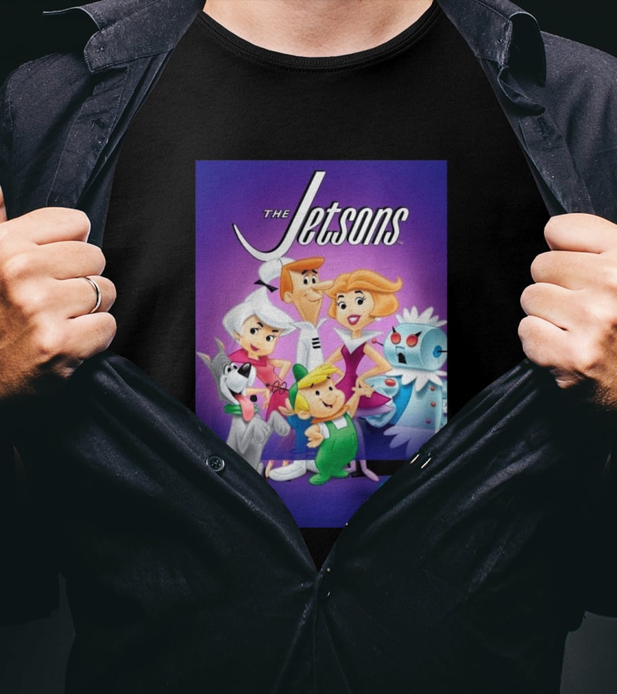 The Jetsons Family 2062 Animation Characters T-Shirt