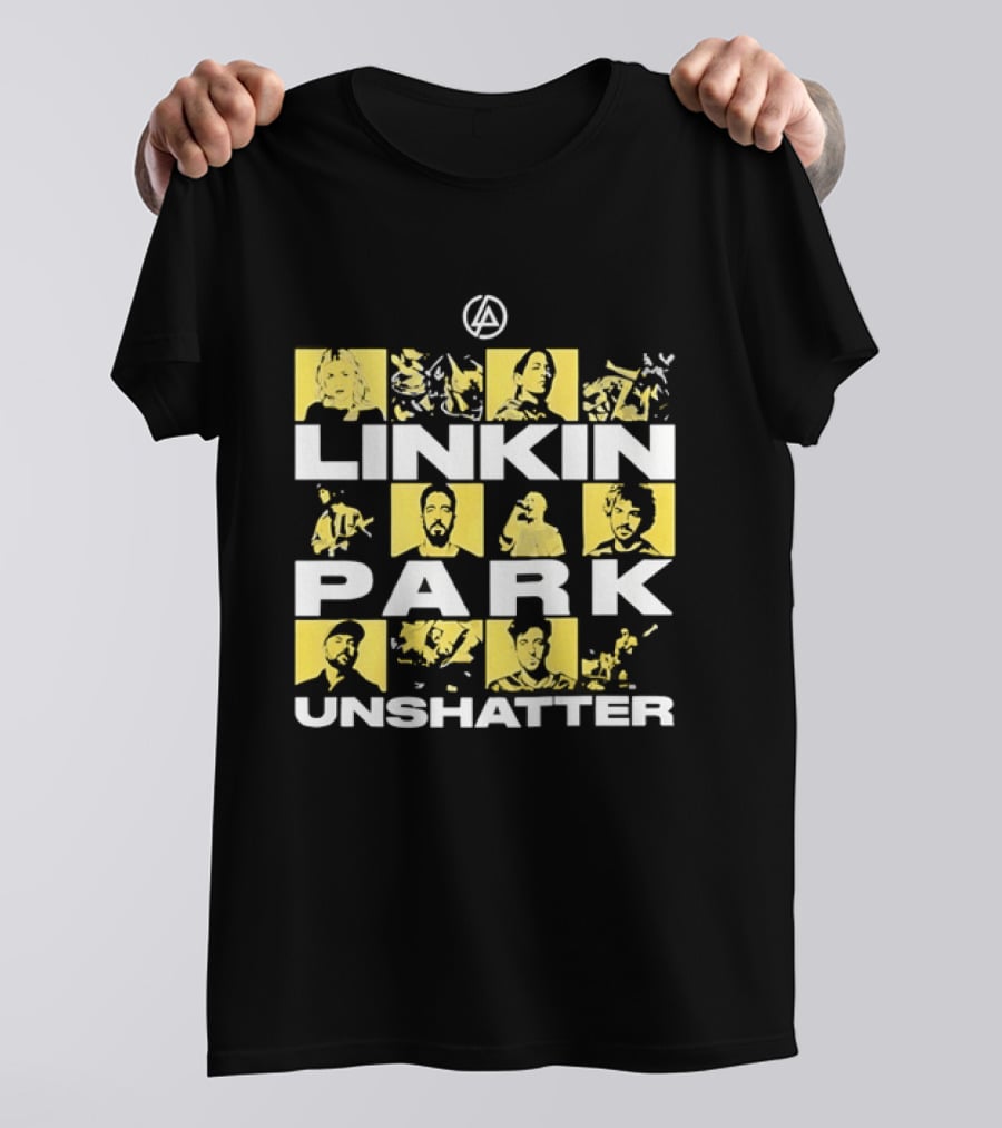 Linkin Park Unshatter Band Members Alternative Rock Compilation T-Shirt