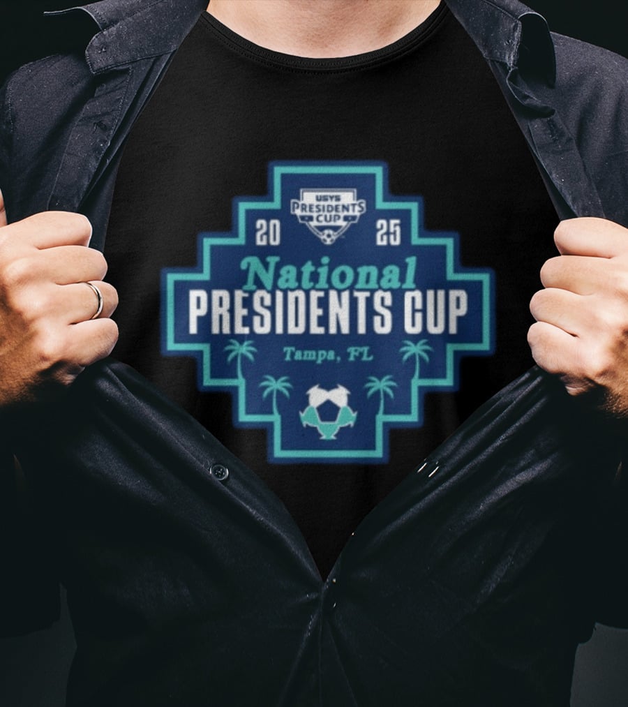 USYS National Presidents Cup 2025 Tampa FL Soccer Event T-Shirt