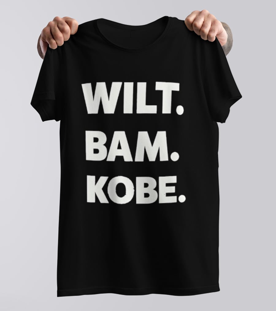 Wilt Chamberlain Bam Adebayo Kobe Bryant T-Shirt